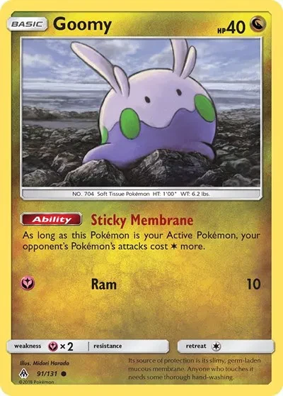 Goomy (91) - Forbidden Light - card