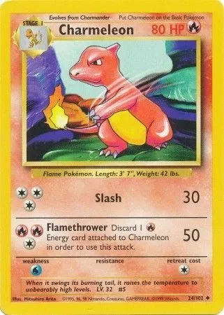 Charmeleon - Base Set (Unlimited) - 24 - card