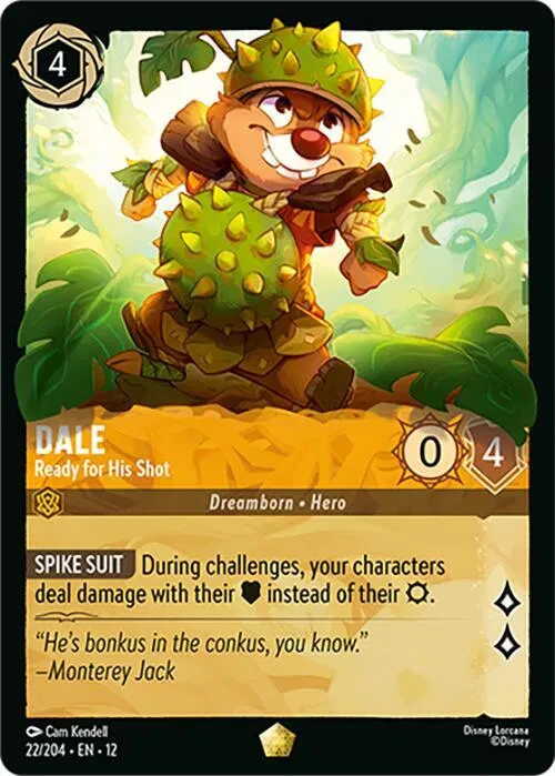 Dale - Ready for His Shot - Wilds Unknown - 22/204 - Cold Foil - card