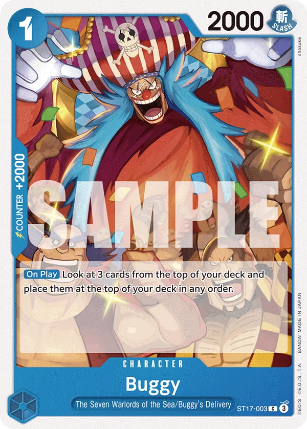 Buggy - Starter Deck 17: BLUE Donquixote Doflamingo - ST17-003 - card