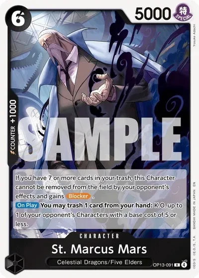 St. Marcus Mars - Carrying On His Will - OP13-091 - Foil - card