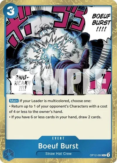 Boeuf Burst - Legacy of the Master - OP12-060 - Foil - card