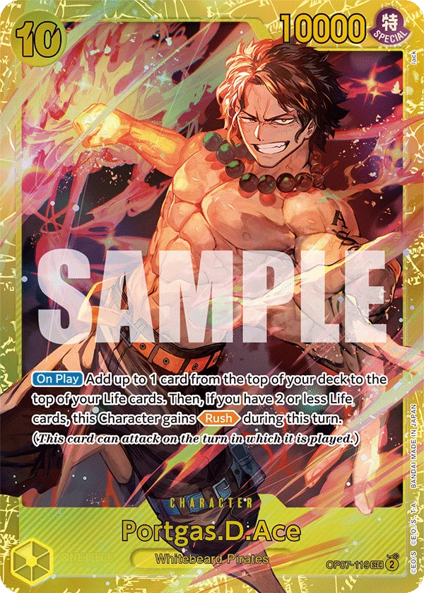 Portgas.D.Ace (119) - 500 Years in the Future - OP07-119 - Foil - card