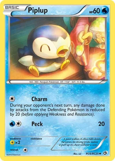 Piplup - Legendary Treasures: Radiant Collections - RC6 - Holofoil - card