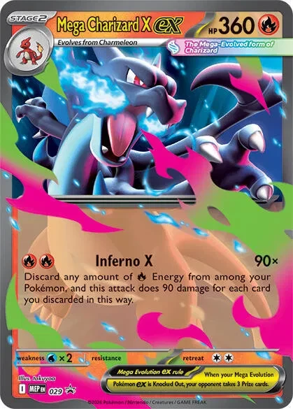Mega Charizard X ex - Mega Evolution Promos - 029 - Holofoil - card