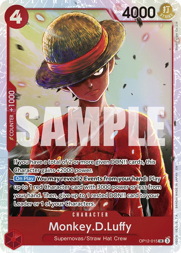 Monkey.D.Luffy - Legacy of the Master - OP12-015 - Foil - card