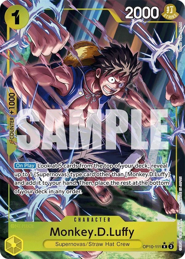 Monkey.D.Luffy (111) (Parallel) - Royal Blood - OP10-111 - Foil - card