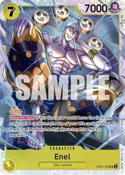 Enel (100) - Awakening of the New Era - OP05-100 - Foil - card