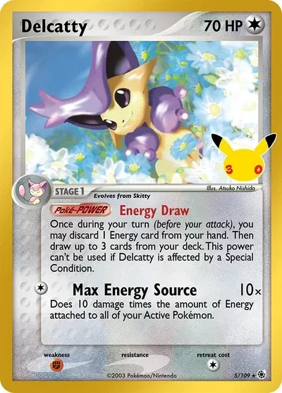 Delcatty - 30th Celebration: Classic Collection - 5/109 - Holofoil - card
