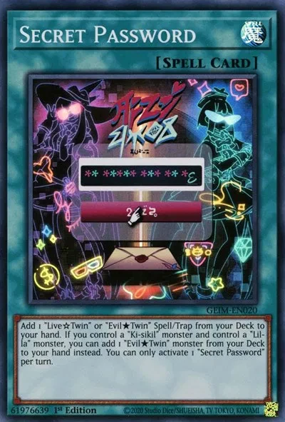 Secret Password - Genesis Impact - GEIM-EN020 - 1st Edition - card