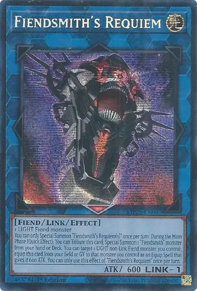 Fiendsmith's Requiem - 2025 Mega-Pack - MP25-EN089 - 1st Edition - card