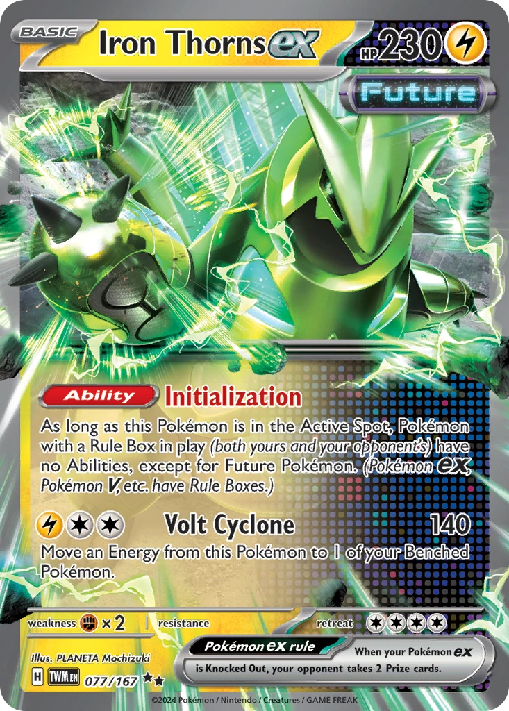 Iron Thorns ex - Twilight Masquerade - 077/167 - Holofoil - card