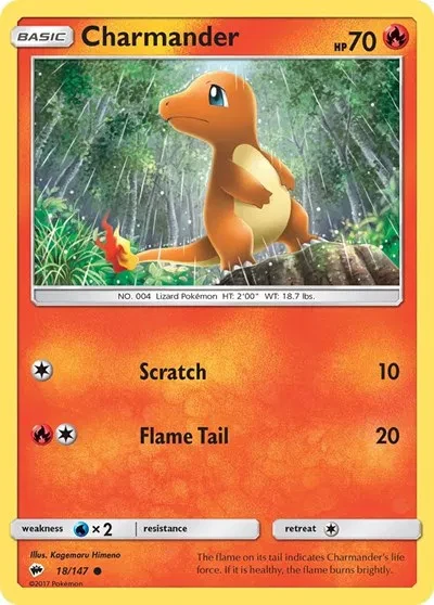 Charmander - Burning Shadows - 18/147 - card