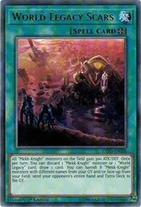 World Legacy Scars - Extreme Force - EXFO-EN056 - 1st Edition - card