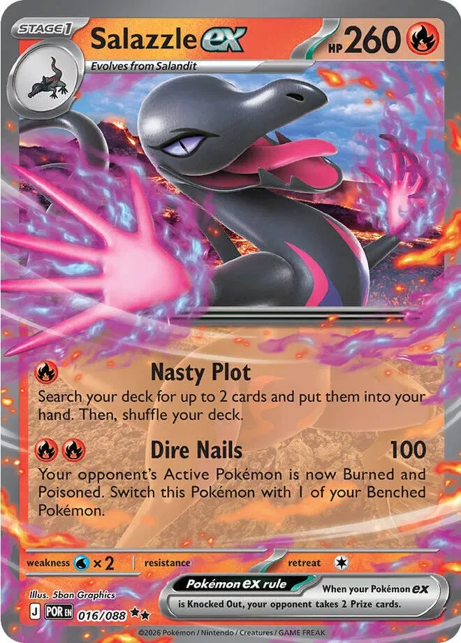 Salazzle ex - Perfect Order - 016/088 - Holofoil - card