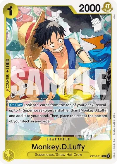 Monkey.D.Luffy (111) - Royal Blood - OP10-111 - Foil - card