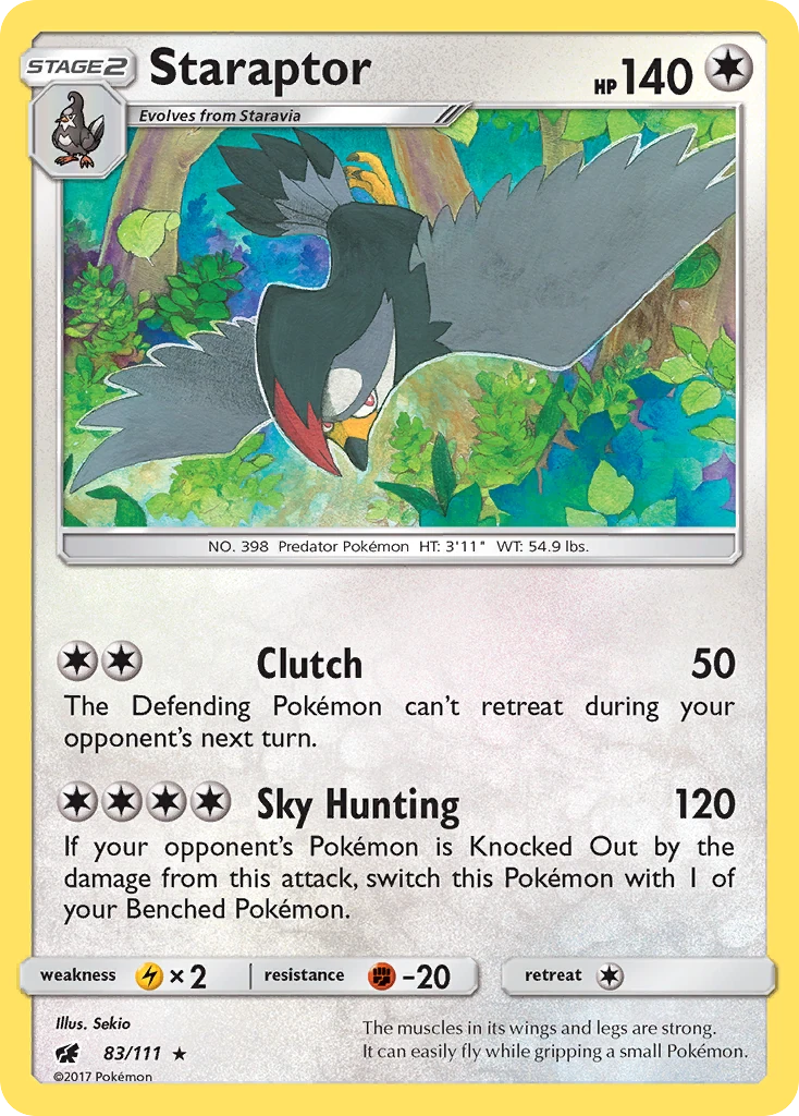 Staraptor - Crimson Invasion - 83/111 - card