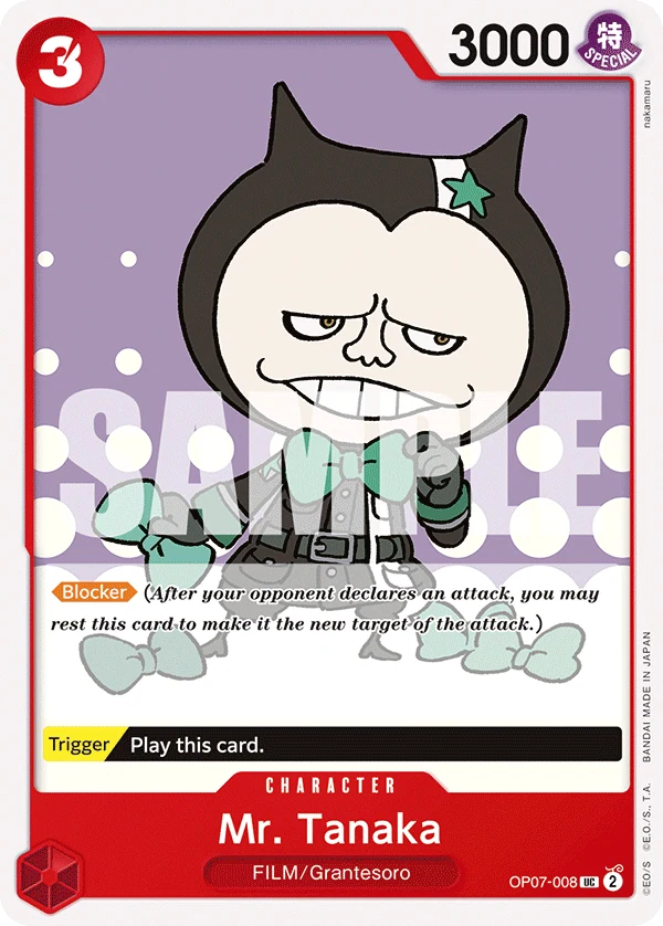 Mr. Tanaka - 500 Years in the Future - OP07-008 - card