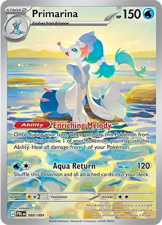 Primarina - Pitch Black - 088/084 - Holofoil - card