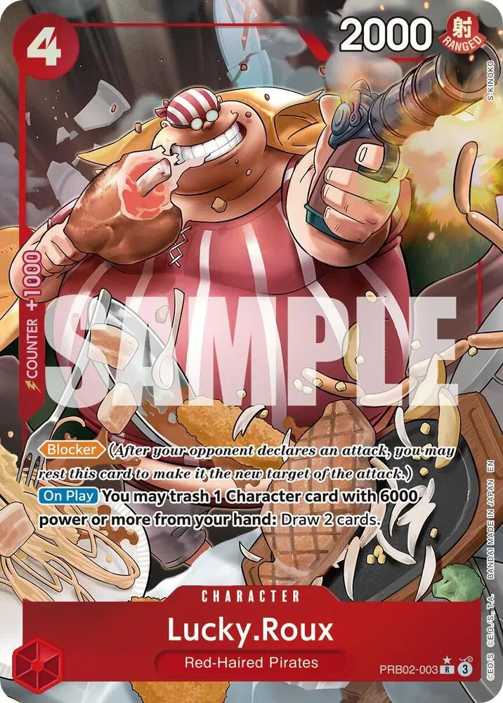 Lucky.Roux (Alternate Art) - Premium Booster -The Best- Vol. 2 - PRB02-003 - Foil - card