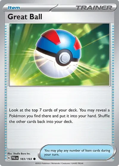 Great Ball - Paldea Evolved - 183/193 - card