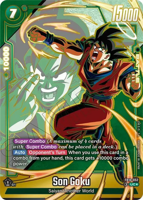 Son Goku - FB10-052 (Alternate Art) - Cross Force - Holofoil - card