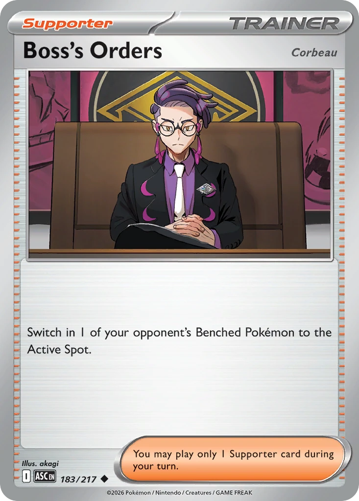 Boss's Orders [Corbeau] - Ascended Heroes - 183/217 - card