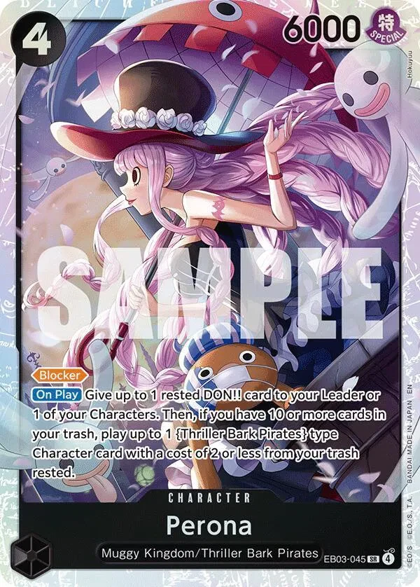 Perona - Extra Booster: One Piece Heroine's Edition - EB03-045 - Foil - card
