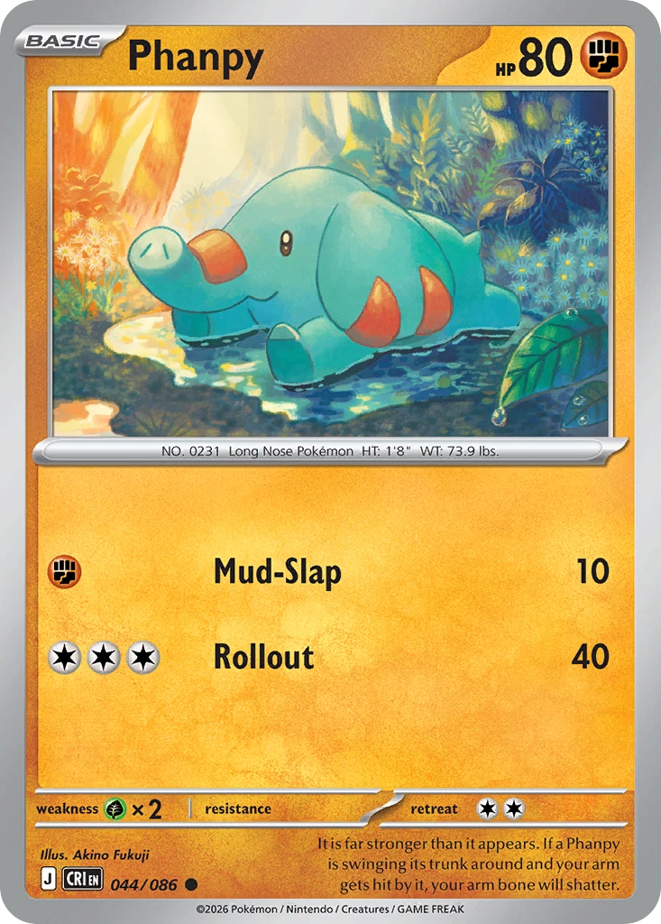 Phanpy - Chaos Rising - 044/086 - card