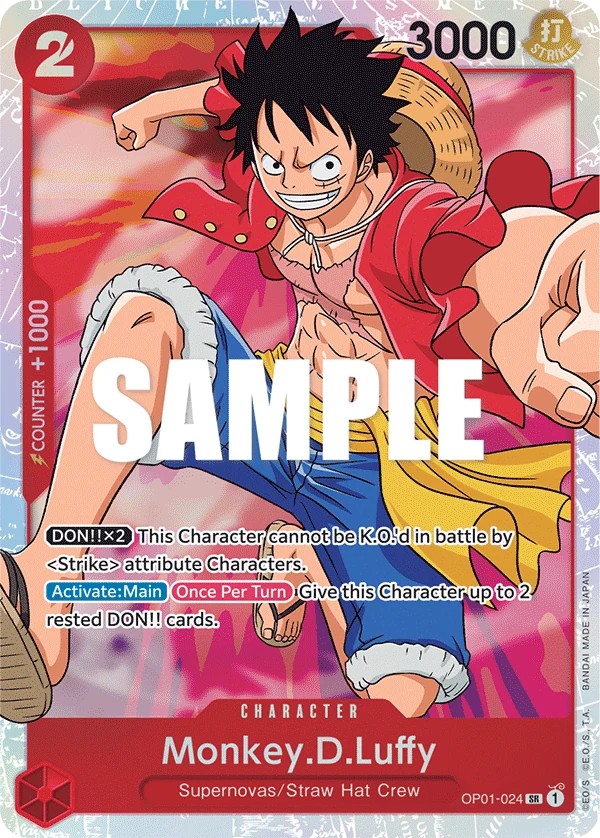 Monkey.D.Luffy (024) - Romance Dawn - OP01-024 - Foil - card