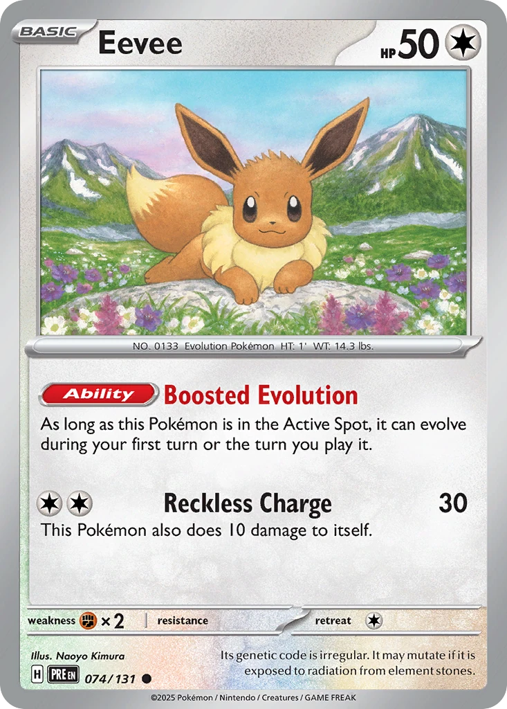Eevee - Prismatic Evolutions - 074/131 - card