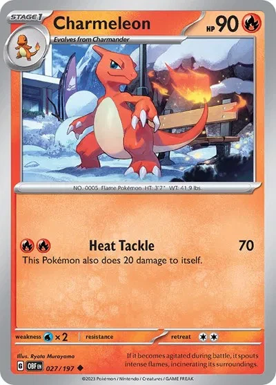Charmeleon - Obsidian Flames - 027/197 - card