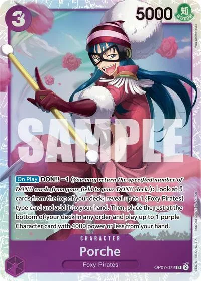 Porche - 500 Years in the Future - OP07-072 - Foil - card
