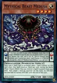 Mythical Beast Medusa - Structure Deck: Order of the Spellcasters - SR08-EN009 - 1st Edition - card