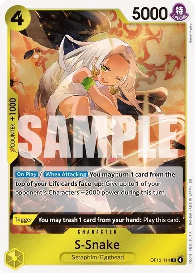S-Snake - Carrying On His Will - OP13-114 - Foil - card