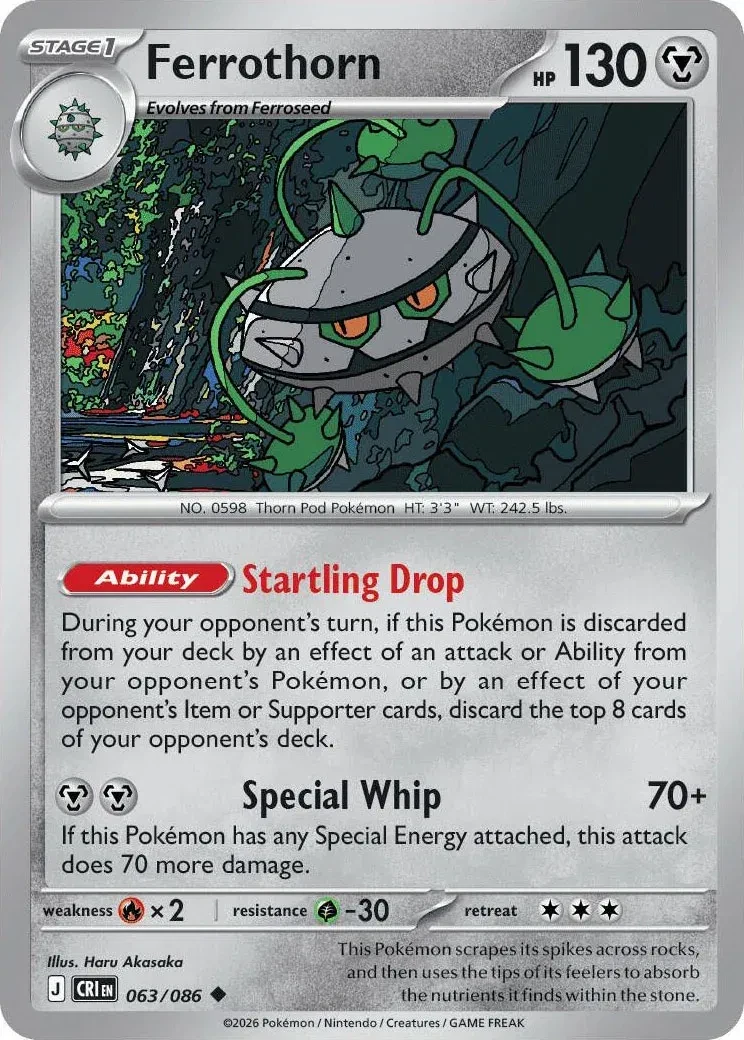 Ferrothorn - Chaos Rising - 063/086 - card