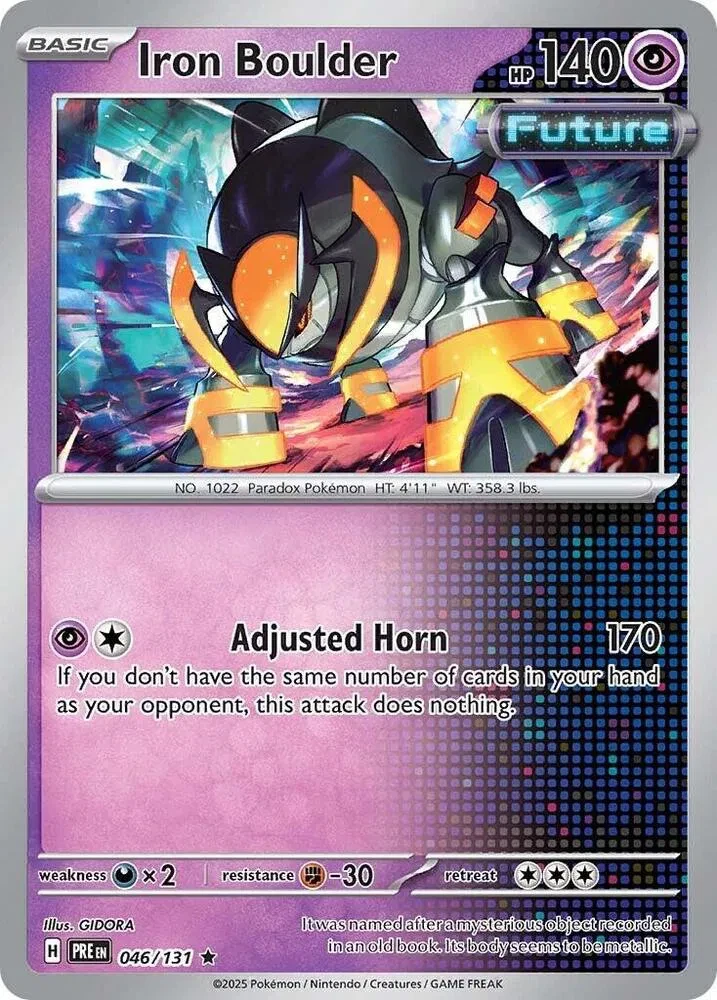 Iron Boulder - Prismatic Evolutions - 046/131 - Holofoil - card