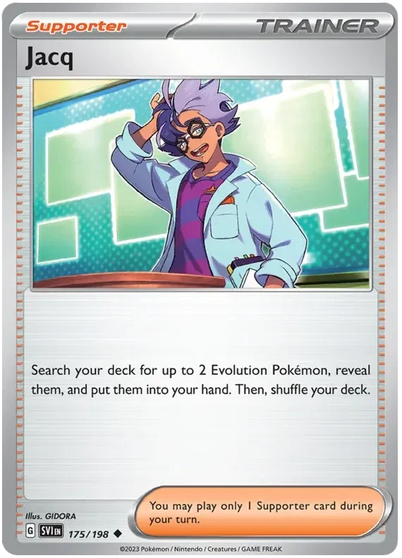 Jacq - Scarlet & Violet Base Set - 175/198 - card