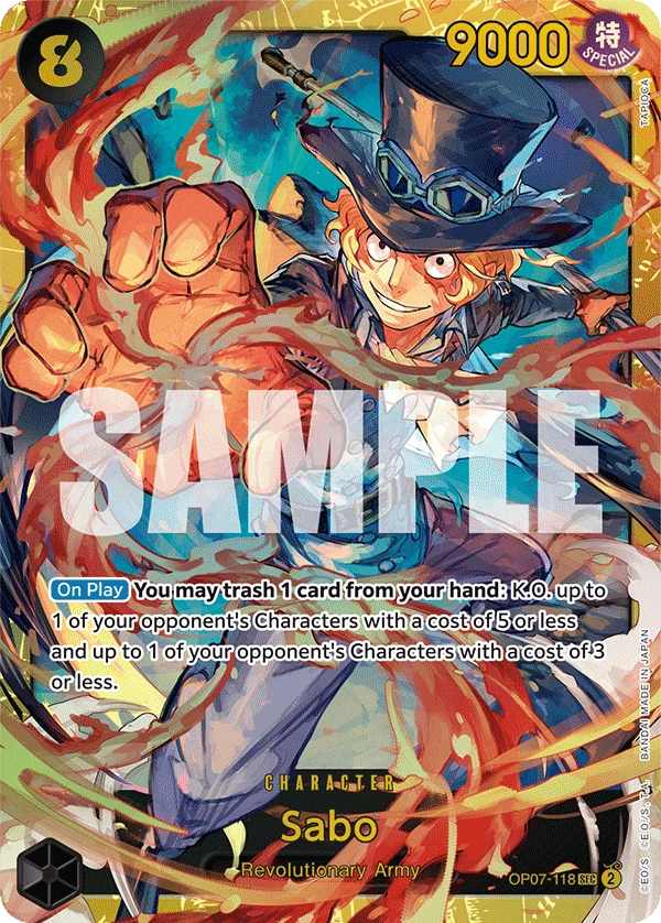Sabo - 500 Years in the Future - OP07-118 - Foil - card