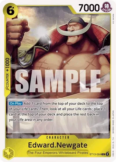 Edward.Newgate - Ultra Deck: The Three Brothers - ST13-004 - Foil - card