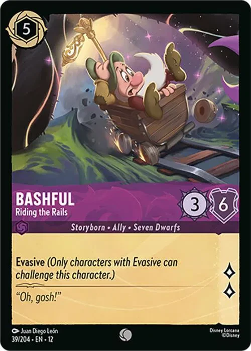 Bashful - Riding the Rails - Wilds Unknown - 39/204 - card