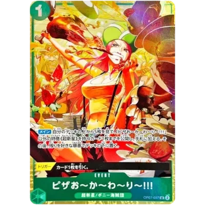 More Pizza!! (JP) - One Piece Promotion Cards (JP) - OP07-037 - Foil - card