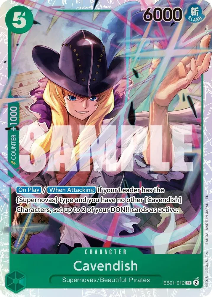 Cavendish - EB01-012 (Reprint) - Premium Booster -The Best- Vol. 2 - Foil - card