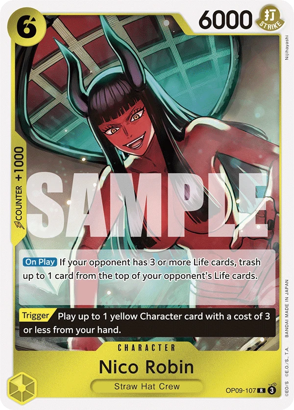 Nico Robin (107) - Emperors in the New World - OP09-107 - Foil - card