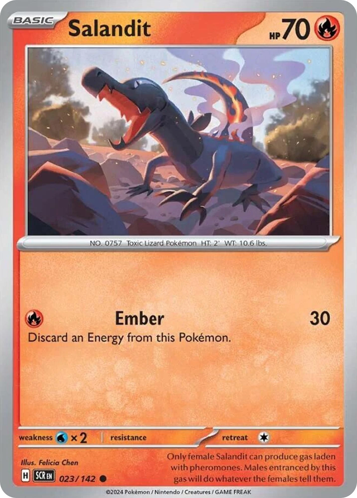 Salandit - Stellar Crown - 023/142 - card