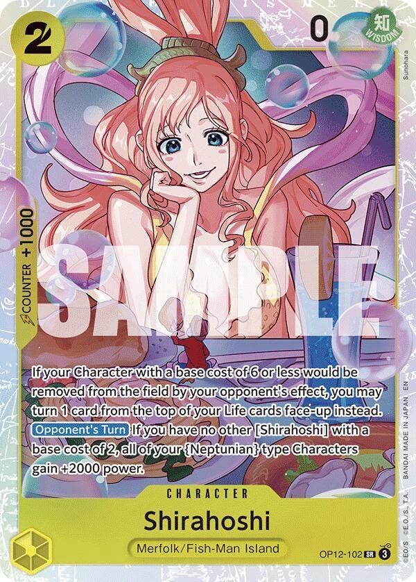 Shirahoshi - Legacy of the Master - OP12-102 - Foil - card