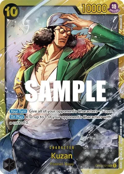 Kuzan - Paramount War - OP02-121 - Foil - card