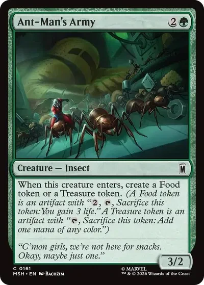 Ant-Man's Army - Marvel Super Heroes - 161 - Foil - card