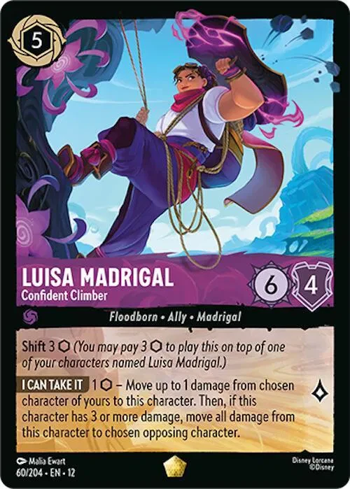 Luisa Madrigal - Confident Climber - Wilds Unknown - 60/204 - Cold Foil - card