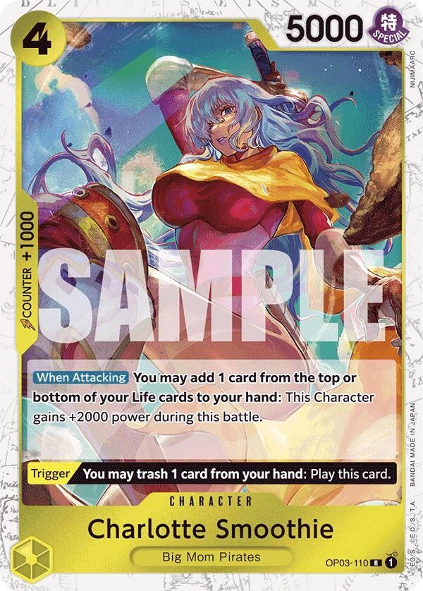 Charlotte Smoothie (Jolly Roger Foil) - Premium Booster - OP03-110 - Foil - card